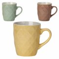 ŠALICA KERAMIČKA 10 cm 360 mL PASTELNA BOJA SORT