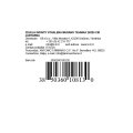 ZDJELA INFINITY STAKLENA MURANO TEHNIKA 25X25 CM JANTARNA