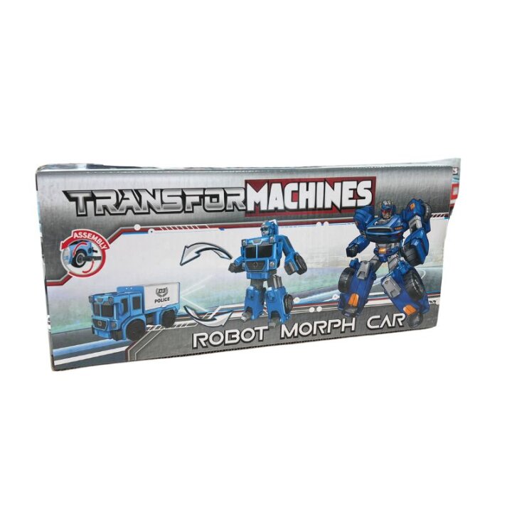 ROBOT-AUTO TRANSFORMER 8-15 CM U KUTIJI 29x13x9,5 CM - SORT