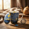 ŠALICA PORCULANSKA S INFUZOROM 400 mL - STARRY NIGHT V. VAN GOGH