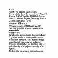 TRAKTOR NA PEDALE S PRIKOLICOM PLAVI 52x143x45 cm