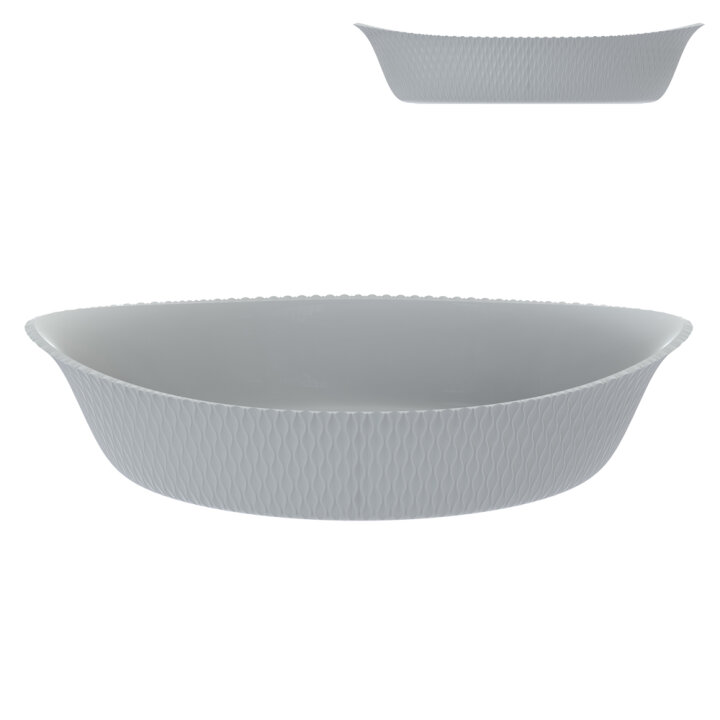 PEKAČ OVALNI 29x17 cm 1,3 L WAVY GRANIT - DISPLAY - LUMINARC