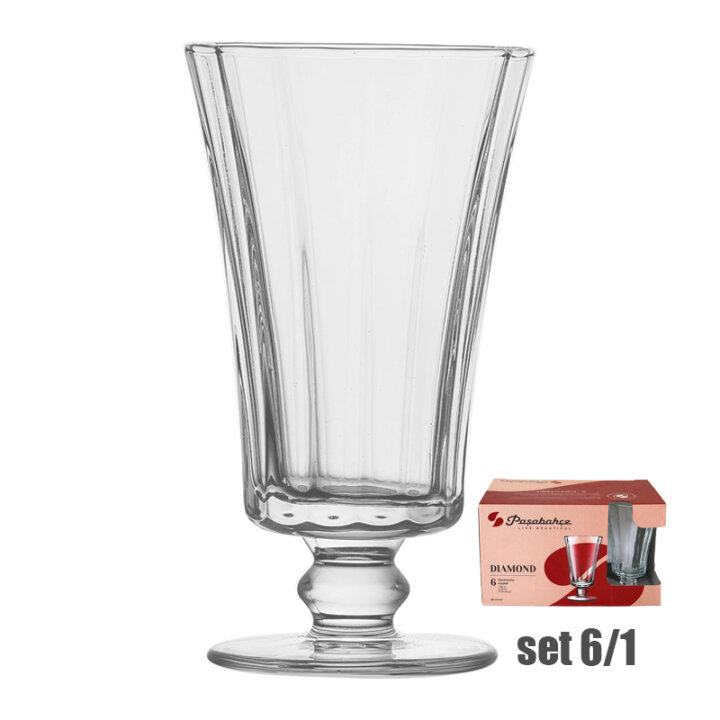 ČAŠE STAKLENE DIAMOND NA STALKU 6/1 120 mL