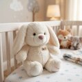 ZEC PLIŠANI S NATPISOM 22 cm - BEŽ