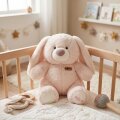 ZEC PLIŠANI S NATPISOM 22 cm - ROZI