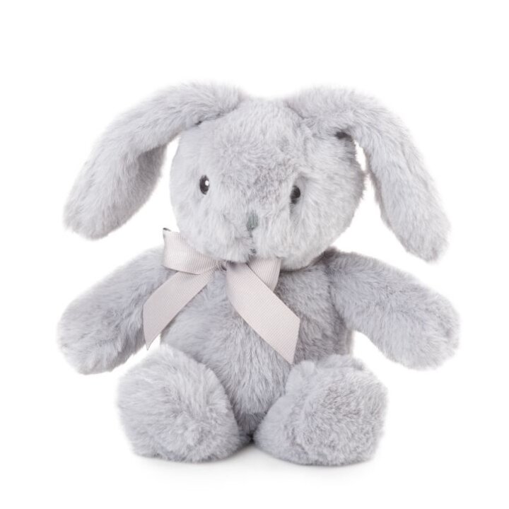 ZEC PLIŠANI S MAŠNOM 18 cm - SIVI