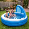BESTWAY BAZEN S KROVIĆEM PROTIV SUNCA I KLUPICOM SUMMER DAYS 241 x 140 cm