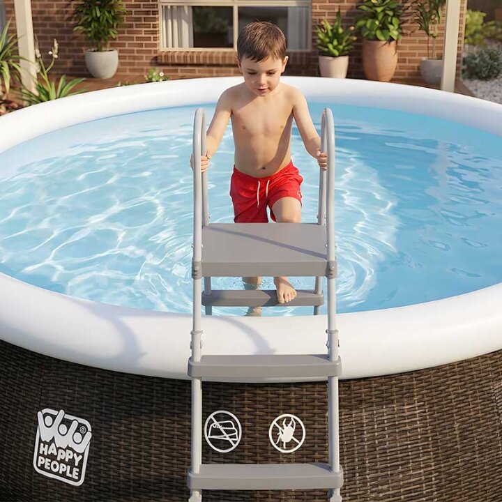 BAZEN QUICK UP HAPPY PEOPLE 450 x 106 cm (LJESTVE, FILTER, PUMPA, CERADA)