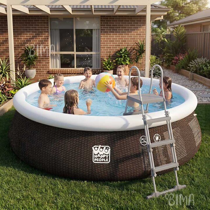 BAZEN QUICK UP HAPPY PEOPLE 450 x 106 cm (LJESTVE, FILTER, PUMPA, CERADA)