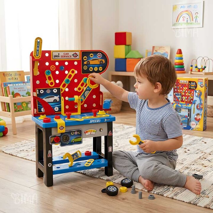 ALAT SET S RADNIM STOLIĆEM MEGA 35 DIJELNI 53 cm - BILDO