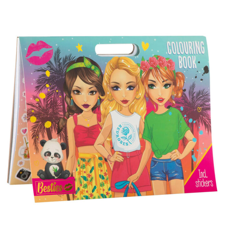 BOJANKA BESTIES A4 25 STRANE S KREATIVNIM SADRŽAJEM 26x35,5 CM