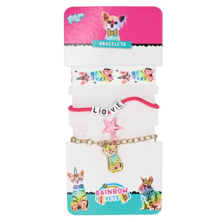 NARUKVICA DJEČJA 3/1 - RAINBOW PETS