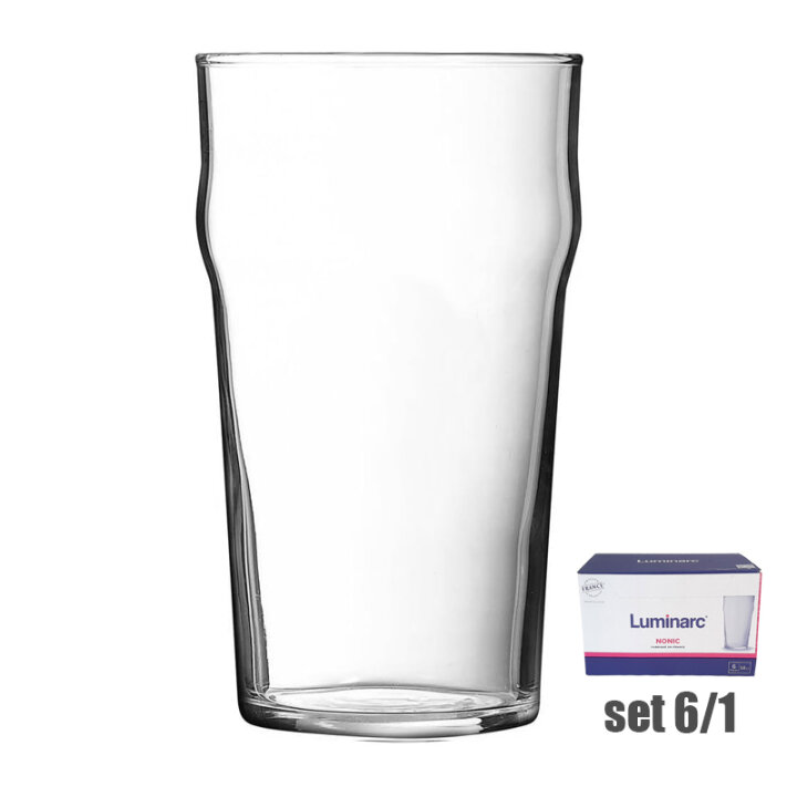 ČAŠE NONIC STAKLENE ZA PIVO 6/1 580 ml