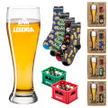 SET ČAŠA ZA PIVO S TISKOM 500ml + ČARAPA + OTVARAČ Živa legenda U POKLON KUTIJI