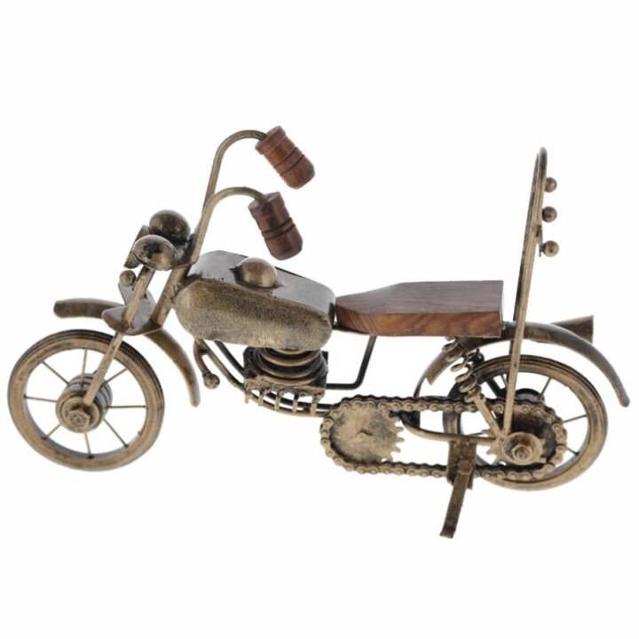 MOTOR DEKORATIVNI METALNI - ANTIK ZLATNI 31x20x10 cm