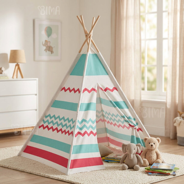 ŠATOR ZA IGRU - TEEPEE JOHN 120x120x160 CM