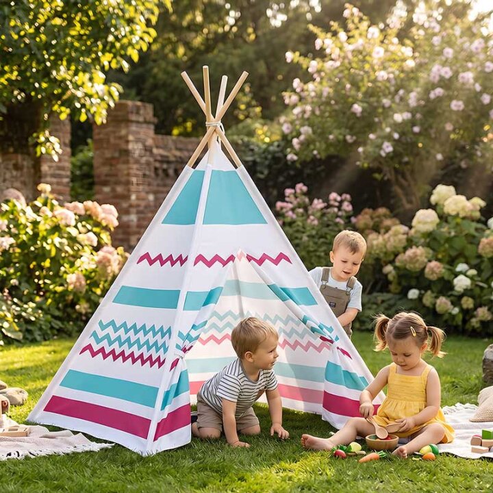 ŠATOR ZA IGRU - TEEPEE JOHN 120x120x160 CM