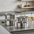 POSUĐE ZA KUHANJE INOX - 7 DIJELNI SET 1, 7L/ 1,7 L/ 3,3 L/ 5,6 L - BARCELONA