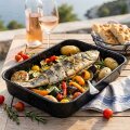 PEKAČ ČETVRTASTI NATURE 40x28 cm ČELIČNI S NEPRIJANJAJUĆIM PREMAZOM 6,5 l