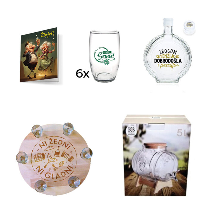 POKLON SET ZA ODLAZAK U MIROVINU PREMIUM