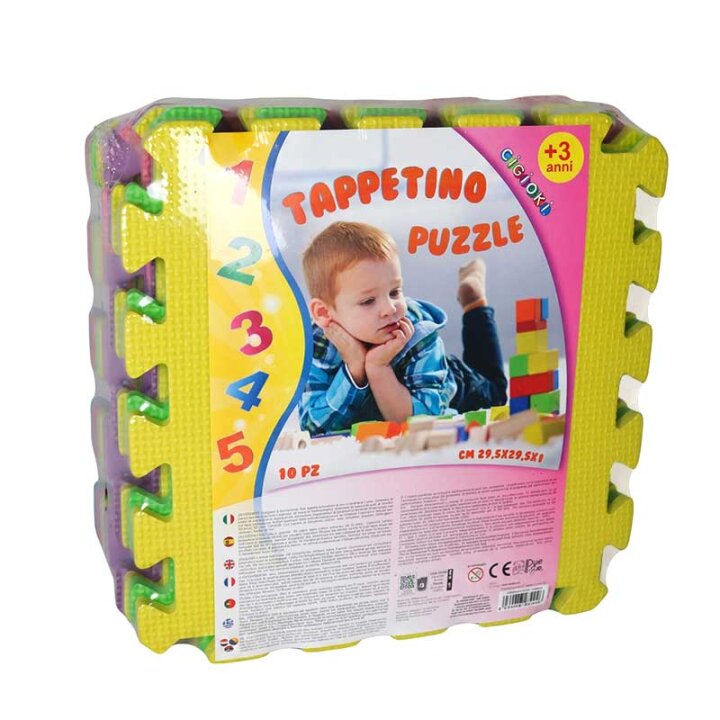 PUZZLE PODNE SPUŽVASTE S BROJEVIMA 10/1 29,5x29,5 CM