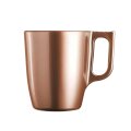 ŠALICA FLASHY LATTE STAKLENA 250 mL - ZLATNA MAT BOJA