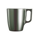 ŠALICA FLASHY LATTE STAKLENA 250 mL - ZELENA MAT BOJA
