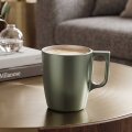 ŠALICA FLASHY LATTE STAKLENA 250 mL - ZELENA MAT BOJA