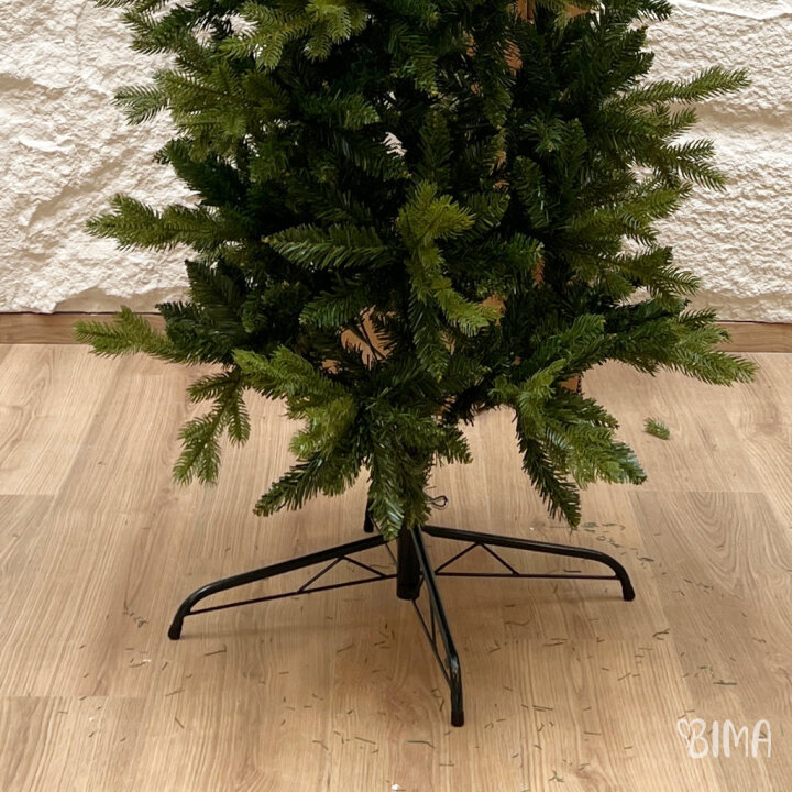 BOŽIĆNO DRVCE SLIM ROYAL S METALNIM STALKOM 210 cm
