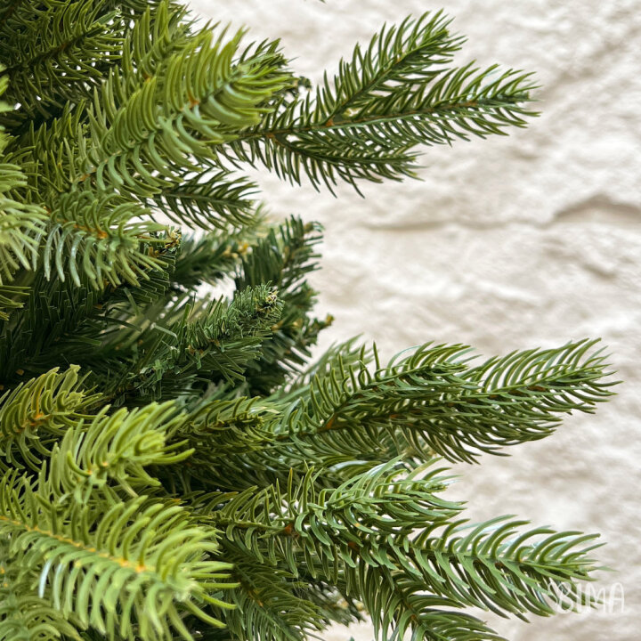 BOŽIĆNO DRVCE SLIM ROYAL S METALNIM STALKOM 210 cm