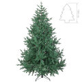 BOŽIĆNO DRVCE EVERGREEN LUXE FULL 3D S METALNIM STALKOM 180 CM