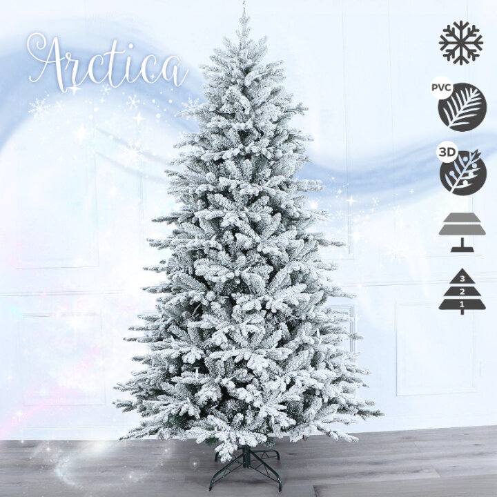 BOŽIĆNO DRVCE ARCTICA S METALNIM STALKOM 180 cm