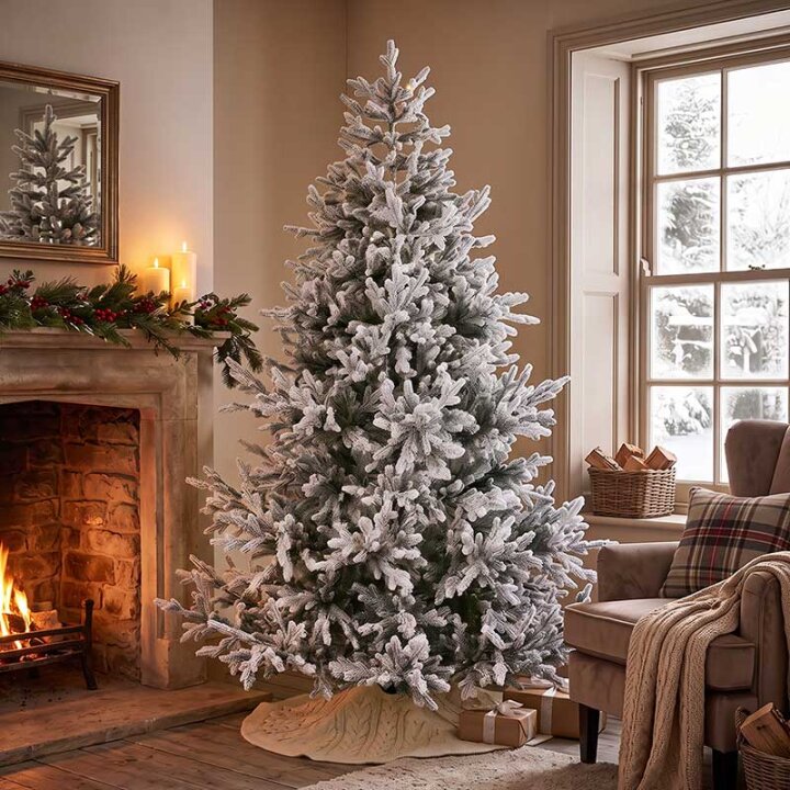 BOŽIĆNO DRVCE SNOW PRESTIGE FULL 3D S METALNIM STALKOM 210 CM