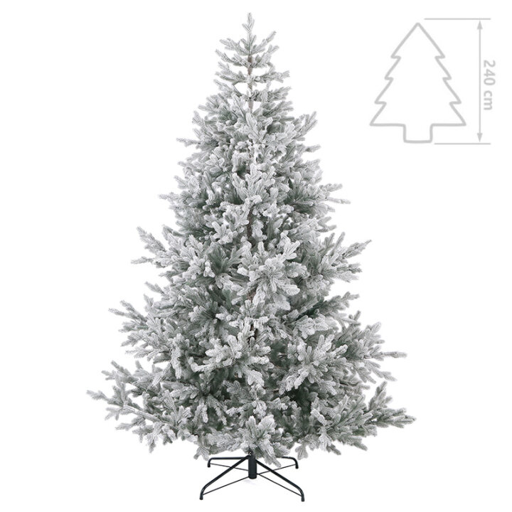 BOŽIĆNO DRVCE SNOW PRESTIGE FULL 3D S METALNIM STALKOM 240 CM