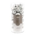 KUGLE ZA BOR  44/1 SREBRNE SJAJNE (5 cm - 14 / 6 cm - 12 / 7 cm - 10 / 8 cm - 8)