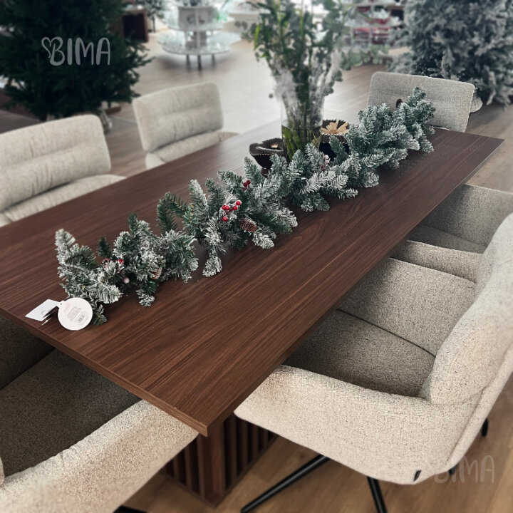 GIRLANDA SA ČEŠERIMA I SNJEŽNIM VRHOVIMA 200 cm