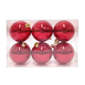 KUGLE ZA BOR 6/1 6 cm, CRVENE U KUTIJI PVC