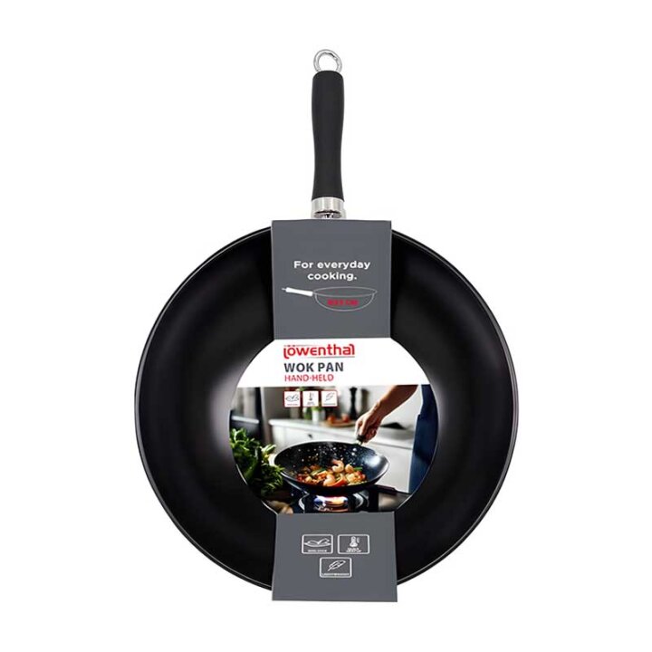 WOK TAVA 30 cm S NEPRIJANJAJUĆIM PREMAZOM - LOWENTHAL