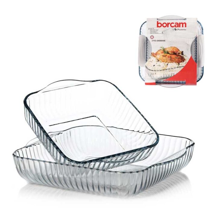 VATROSTALNE POSUDE 2/1 ČETVRTASTE 2000 ml + 3500 ml