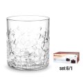 ČAŠE GLACIS ZA WHISKEY 6/1  350 mL