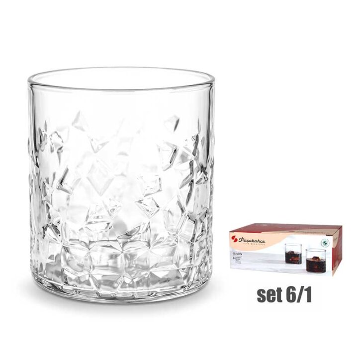 ČAŠE GLACIS ZA WHISKEY 6/1  350 mL