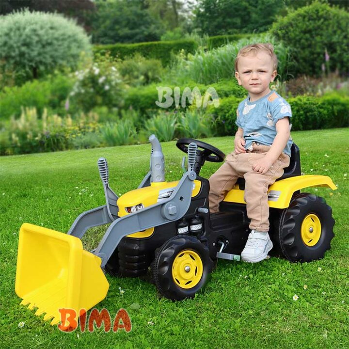 TRAKTOR NA PEDALE + UTOVARIVAČ 45x113x53 CM