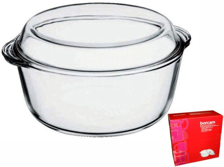 VATROSTALNA POSUDA OKRUGLA 3,1 L S POKLOPCEM 31,5 CM