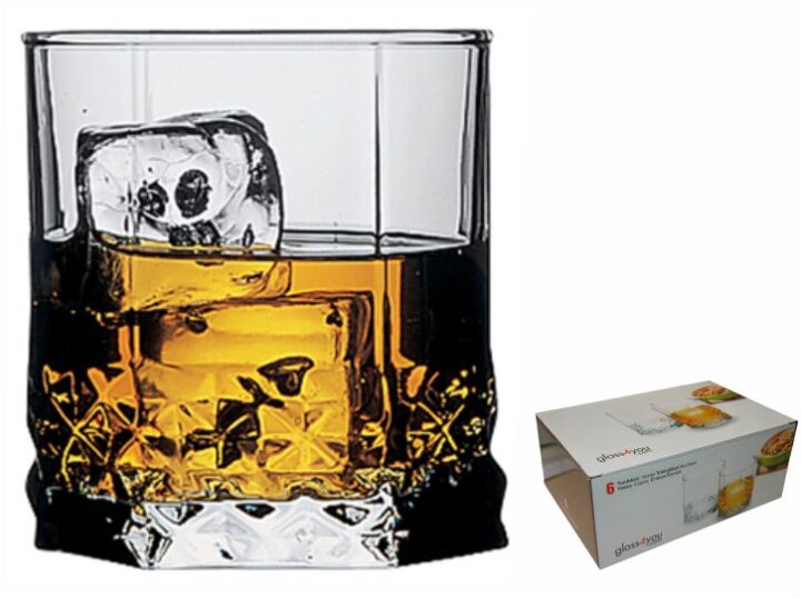 VALSE ČAŠE 6/1 WHISKEY 315 Ml