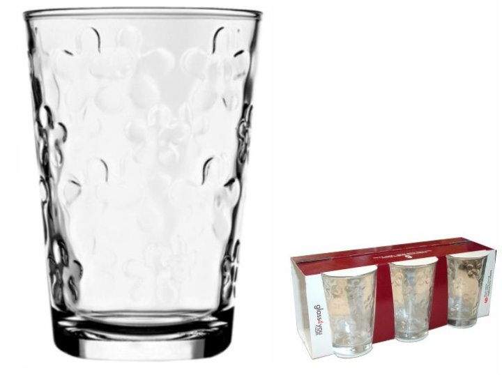 ČAŠE GLASS4YOU DAISY-FLOWERS 6/1 205 ML
