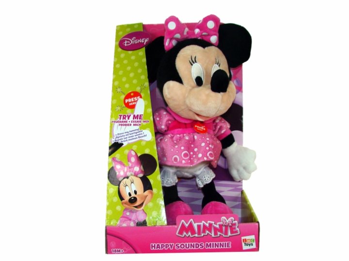 MINNIE MOUSE PLIŠANA MUZIČKA 30 CM